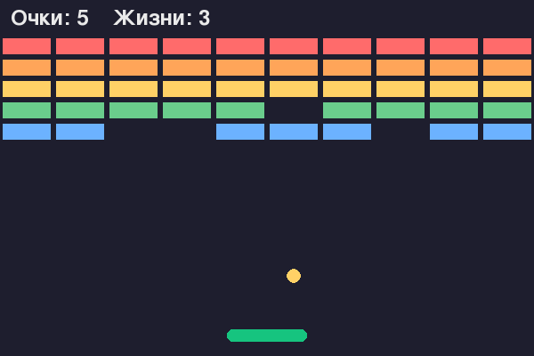 Скриншот игры Арканоид